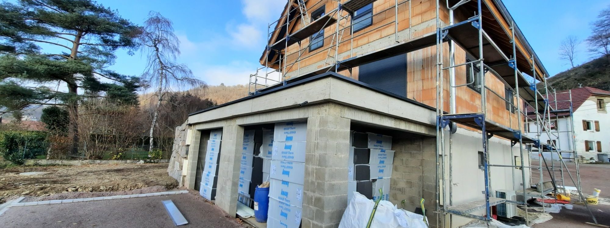 Ravalement de façade / isolation exterieure Cernay